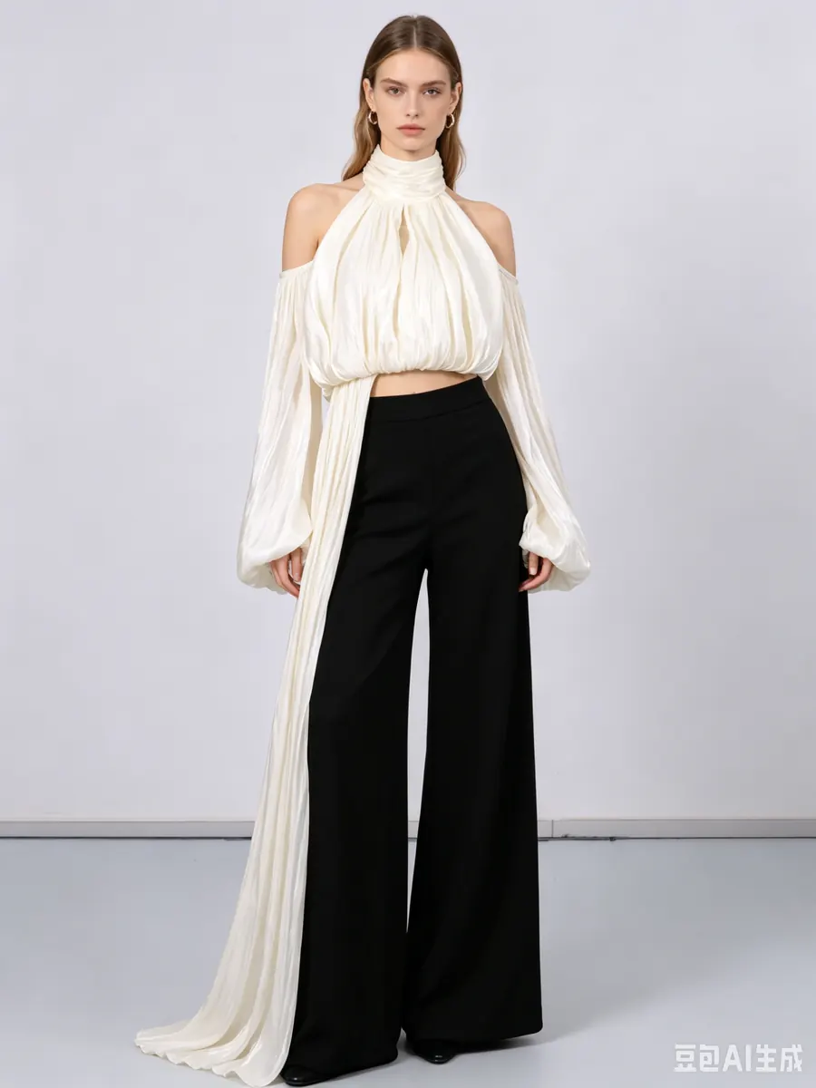 Chiffon blouse sample